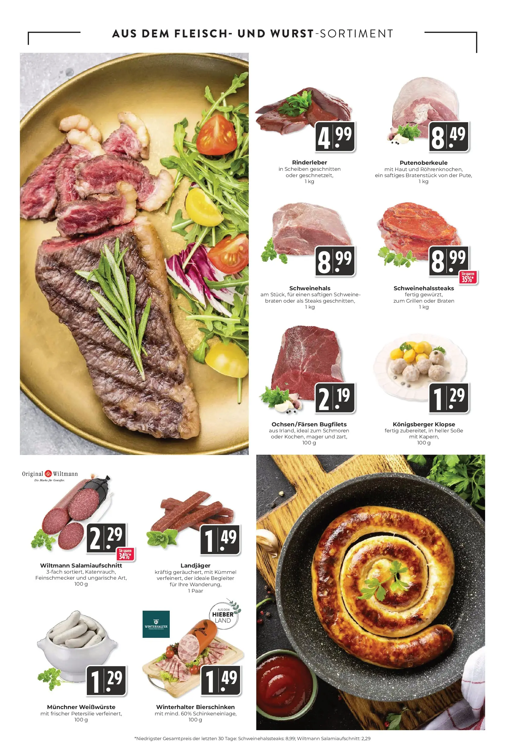 Angebote - Hieber's Frischecenter: Meine Woche (ab 08.02.2026) zum Blättern | Seite: 4 | Produkte: Soße, Petersilie, Fleisch