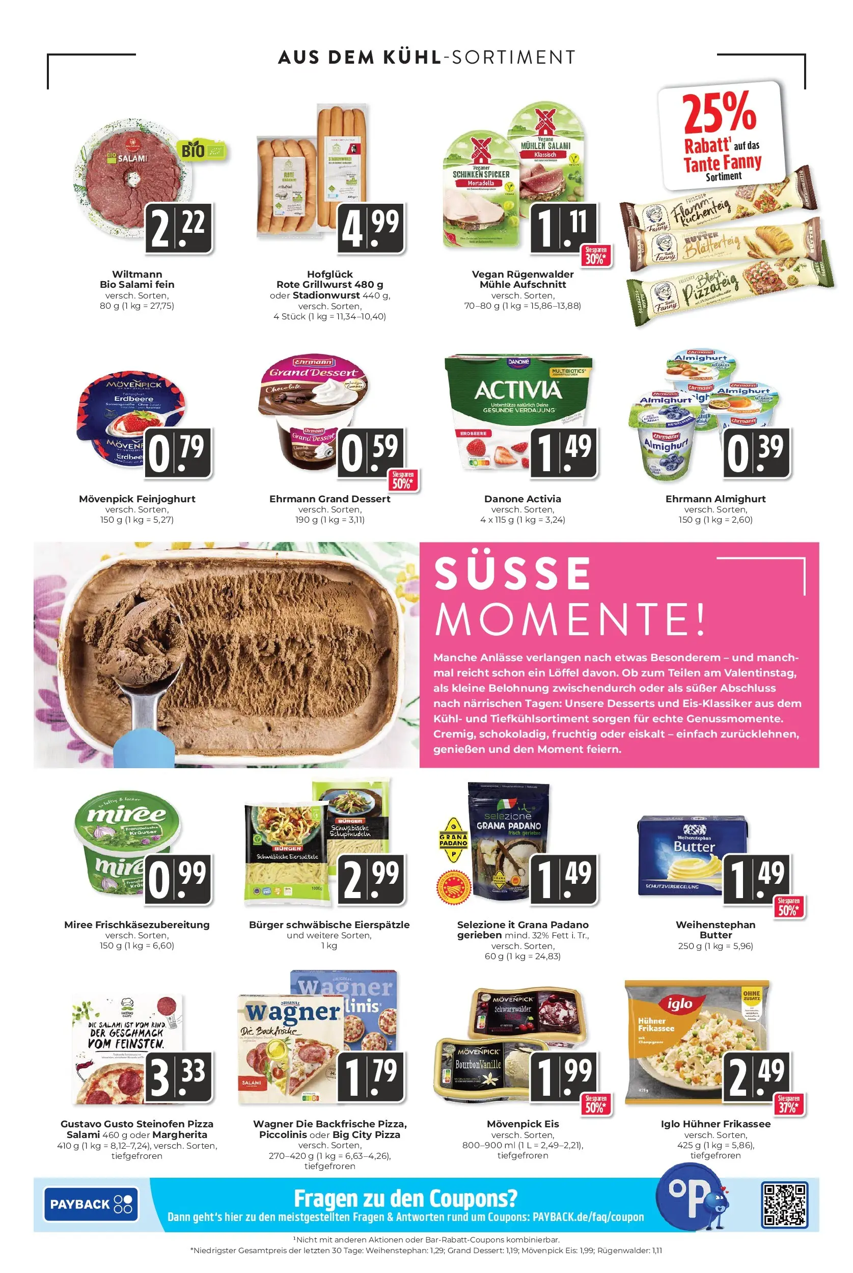 Angebote - Hieber's Frischecenter: Meine Woche (ab 08.02.2026) zum Blättern | Seite: 10 | Produkte: Butter, Schinken, Pizza, Bourbon