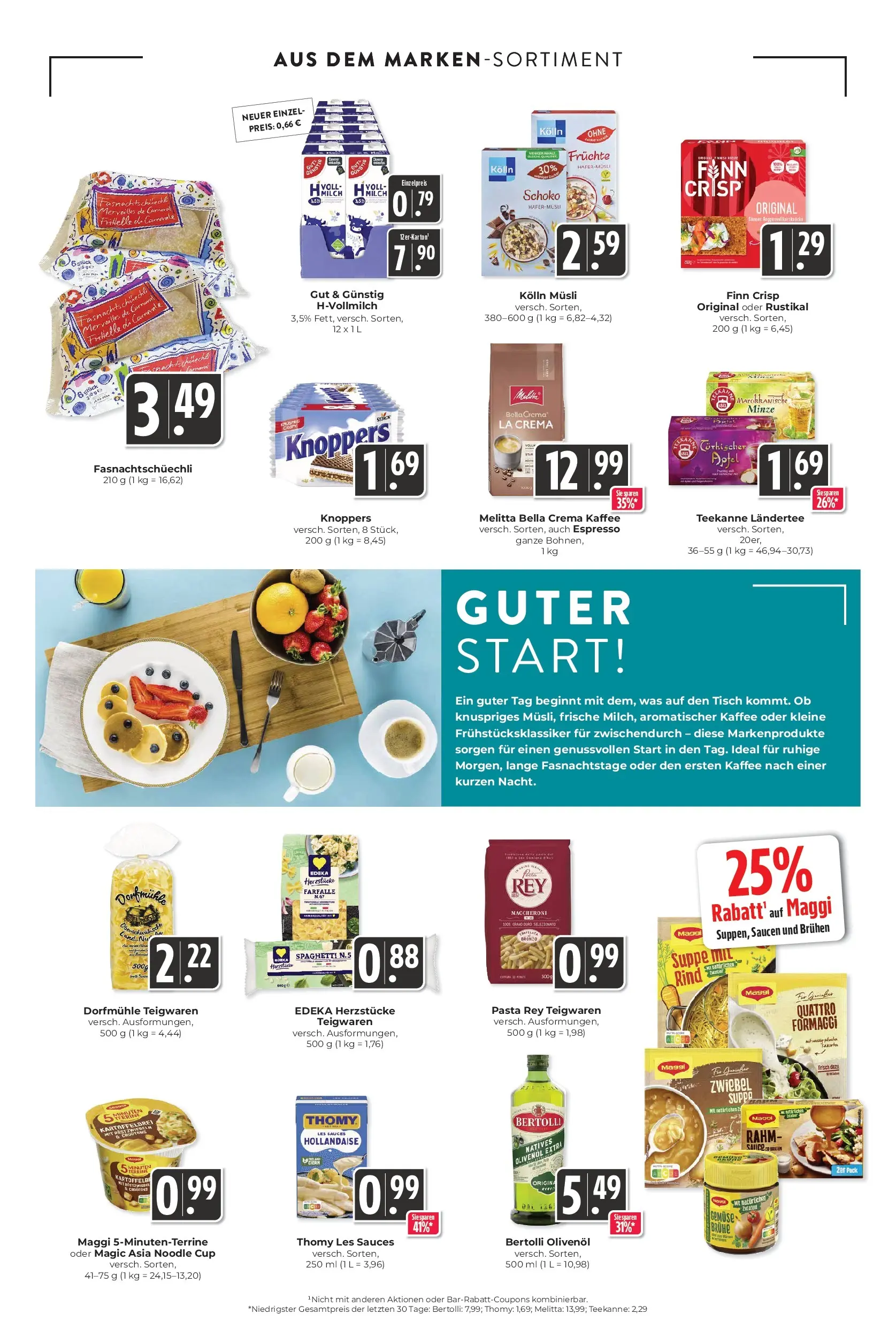 Angebote - Hieber's Frischecenter: Meine Woche (ab 08.02.2026) zum Blättern | Seite: 12 | Produkte: Thomy les sauces, Gemüse, Teekanne, Knoppers