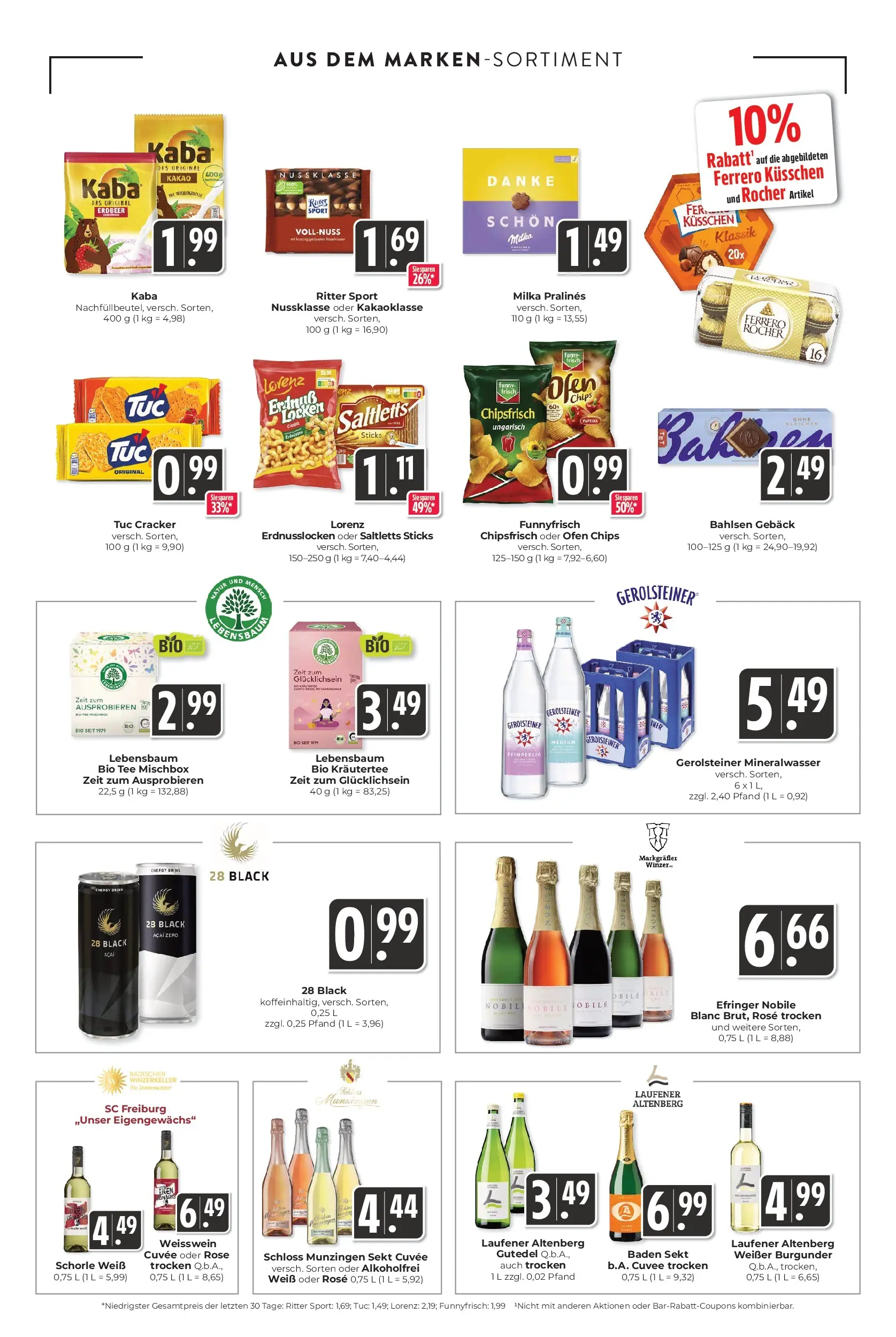 Angebote - Hieber's Frischecenter: Meine Woche (ab 08.02.2026) zum Blättern | Seite: 13 | Produkte: Sekt, Milka, Tee, Chips