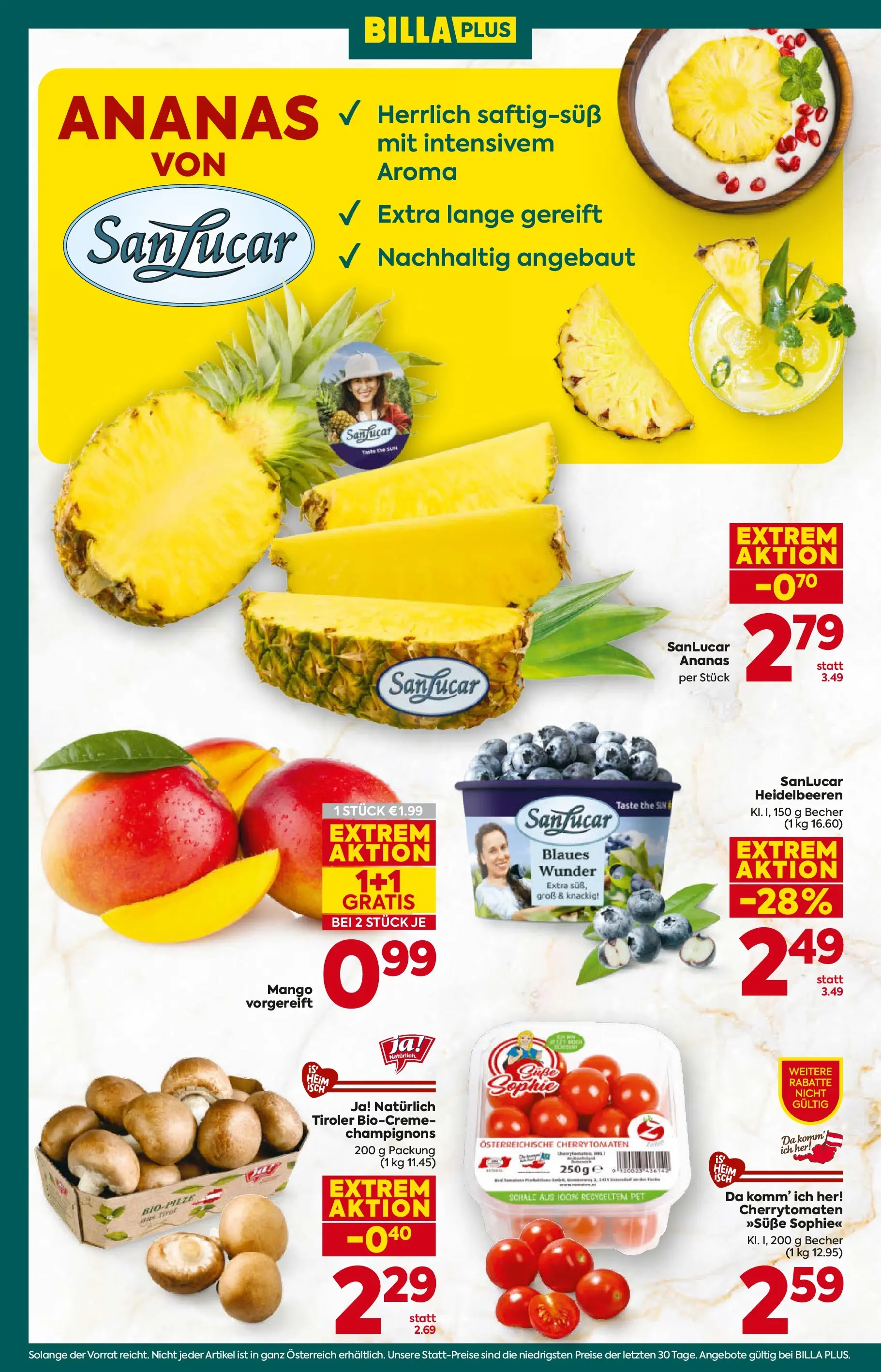 Billa Plus - BILLA PLUS: Flugblatt Wien von 11.02.2026 - Aktuelle Angebote | Seite: 10 | Produkte: Mango, Ananas
