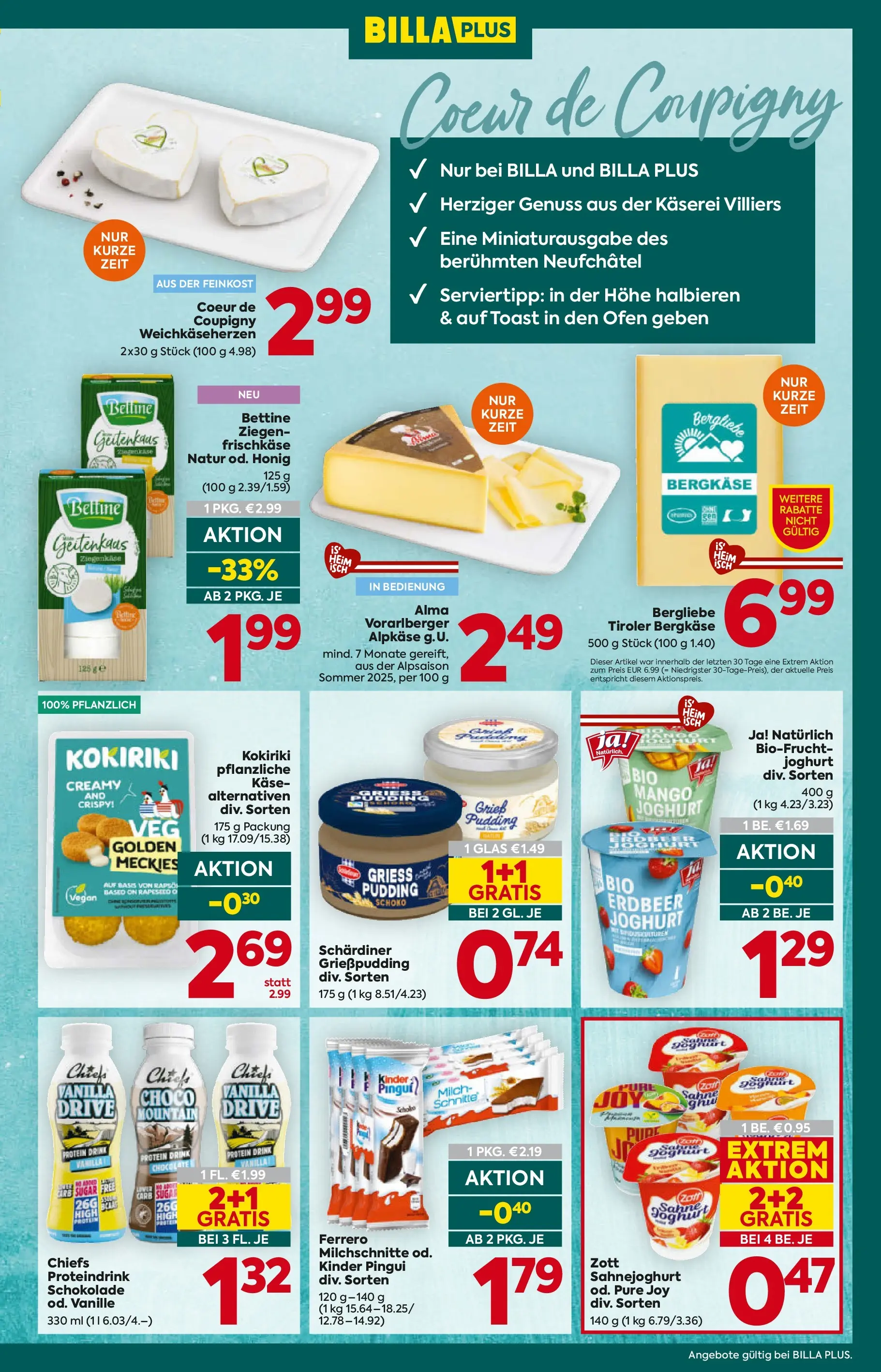 Billa Plus - BILLA PLUS: Flugblatt Wien von 11.02.2026 - Aktuelle Angebote | Seite: 13 | Produkte: Matériel de rangement Fitness, Milch, Joghurt, Schokolade