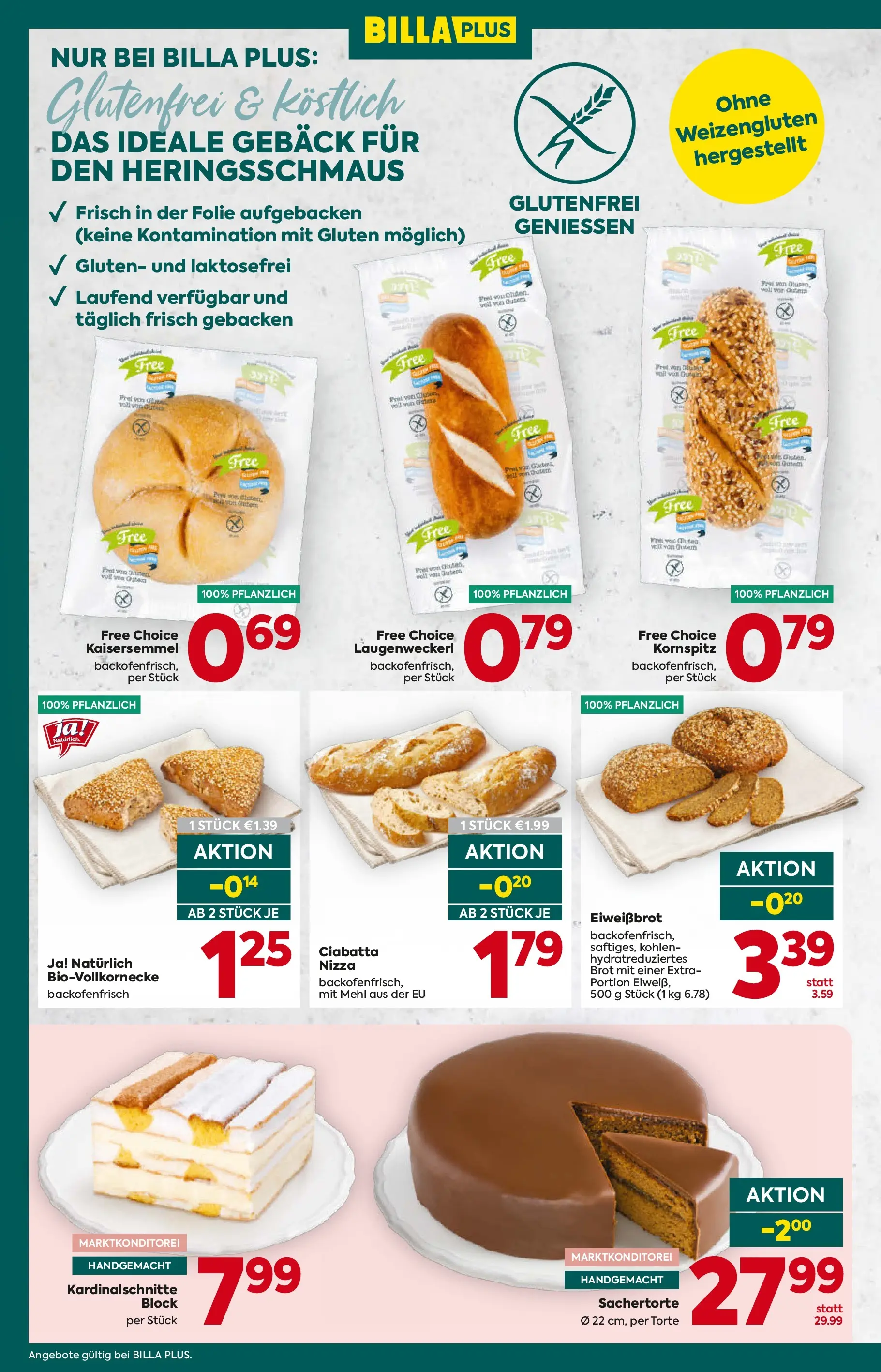 Billa Plus - BILLA PLUS: Flugblatt Wien von 11.02.2026 - Aktuelle Angebote | Seite: 14 | Produkte: Brot