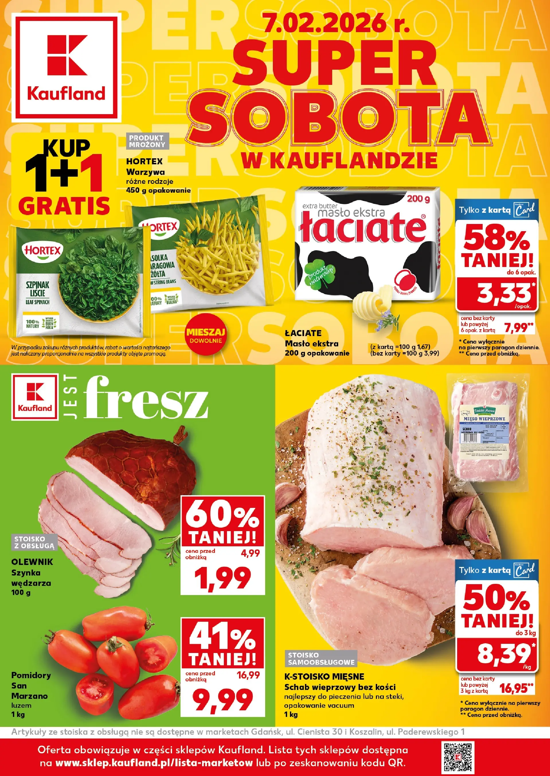 Kaufland - Kaufland Super Sobota ważne do 7.02 od 06.02.2026 - od jutra PDF | Strona: 1