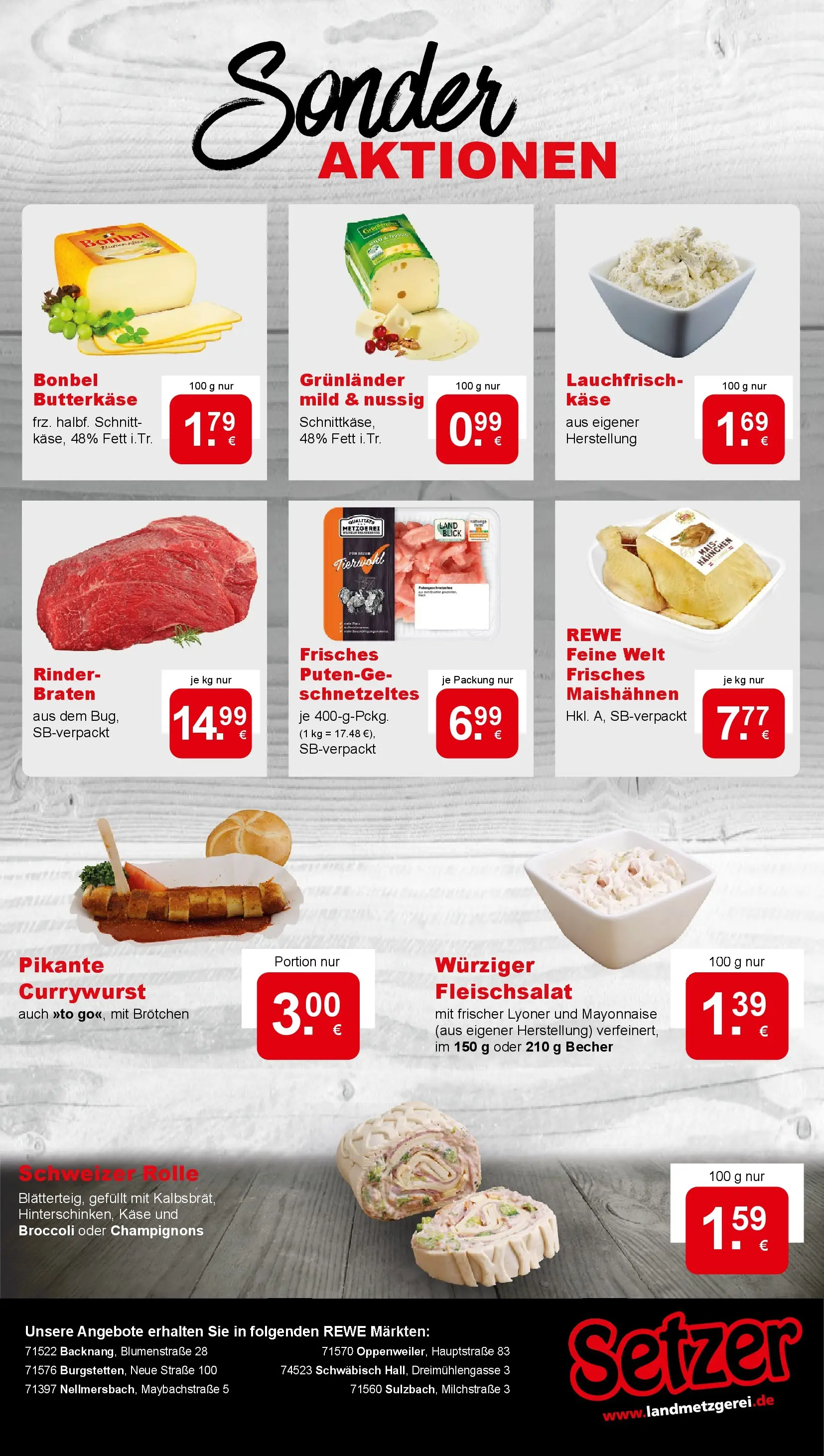 REWE Prospekt ab 09.02.2026 zum Blättern » Angebote | Seite: 15 | Produkte: Hahnchen, Käse, Champignons, Mayonnaise