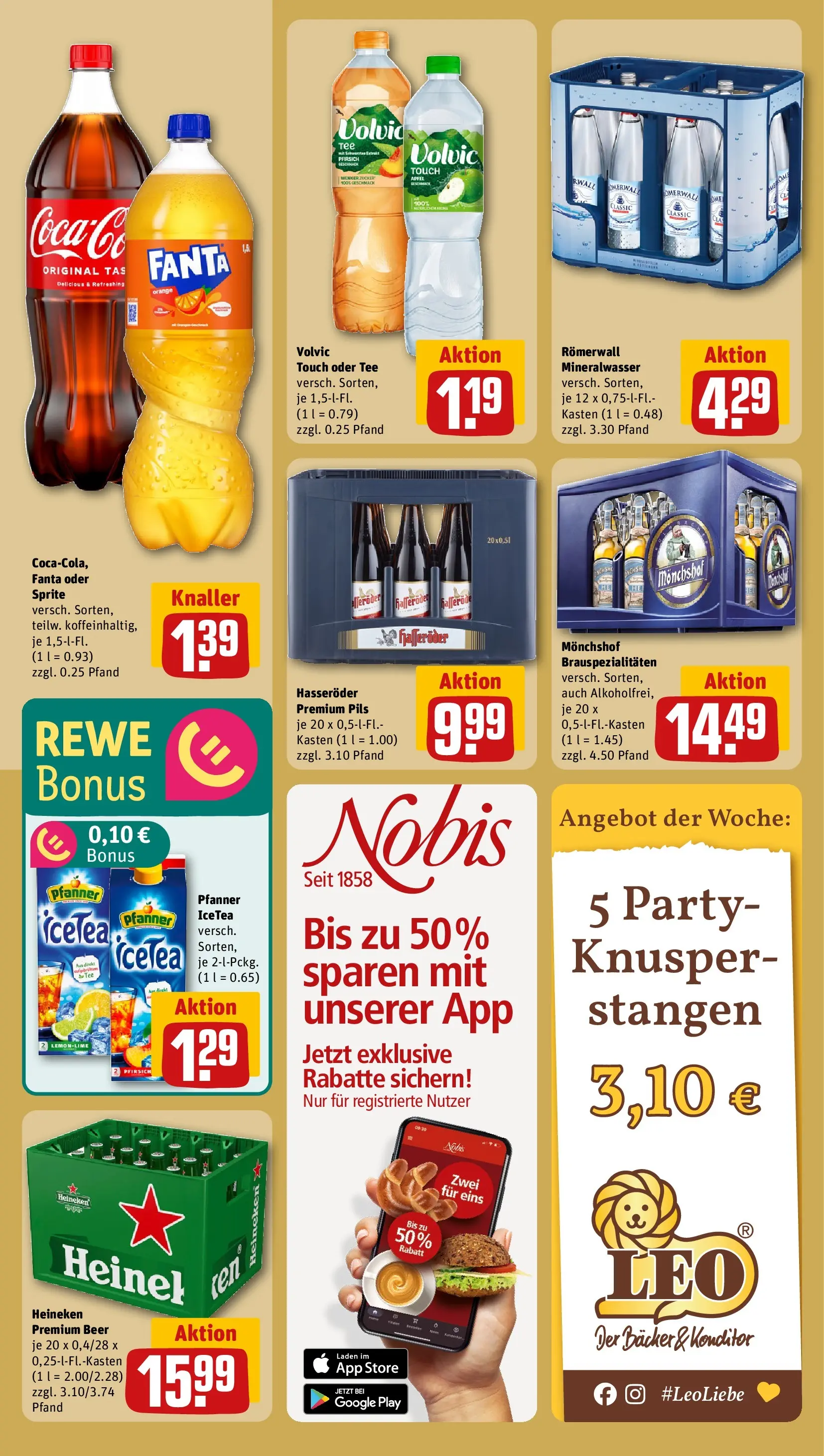 REWE Prospekt ab 09.02.2026 zum Blättern » Angebote | Seite: 22 | Produkte: Monchshof, Fanta, Sprite, Äpfel