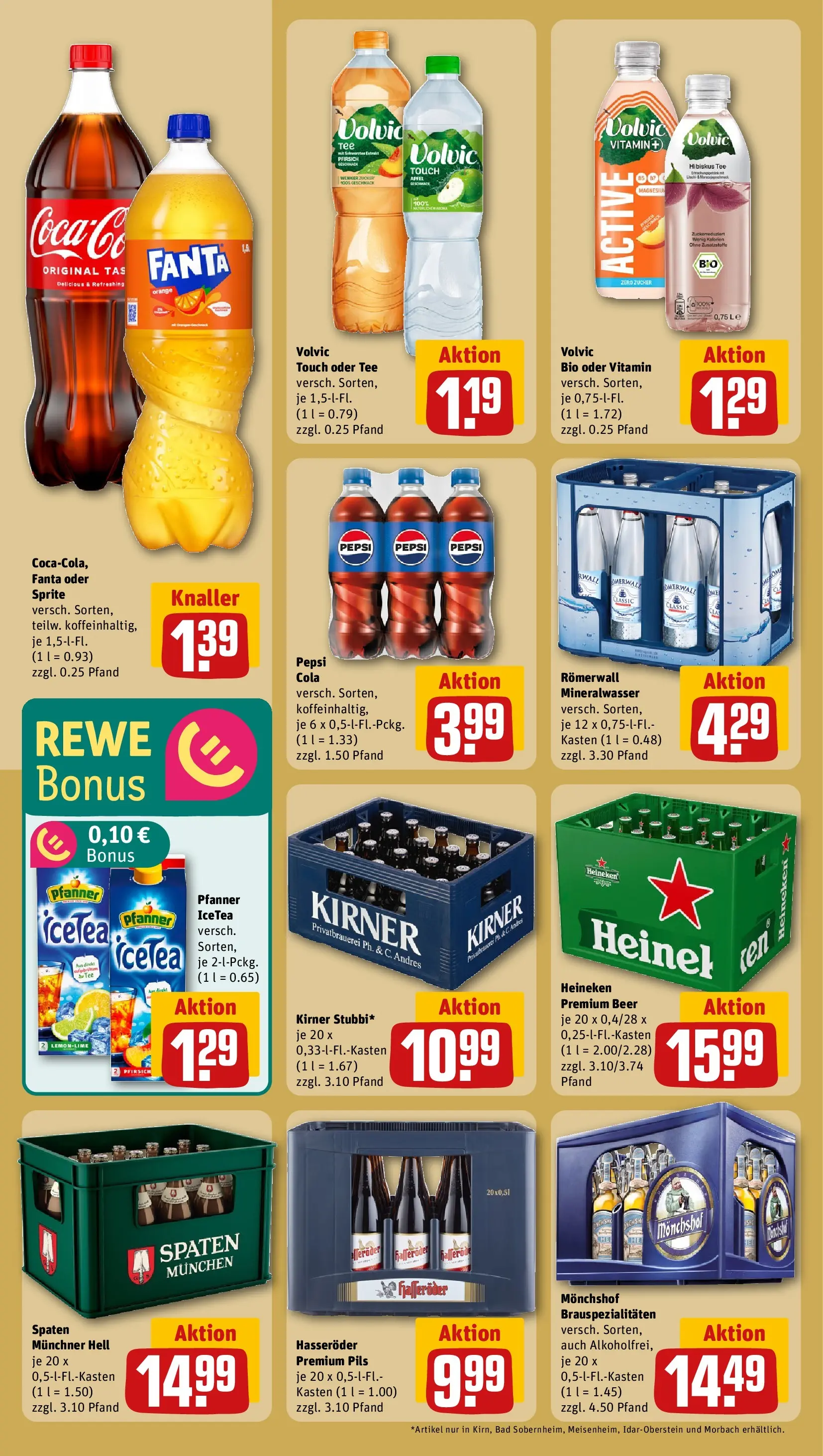 REWE Prospekt ab 09.02.2026 zum Blättern » Angebote | Seite: 22 | Produkte: Monchshof, Cola, Äpfel, Hasseröder