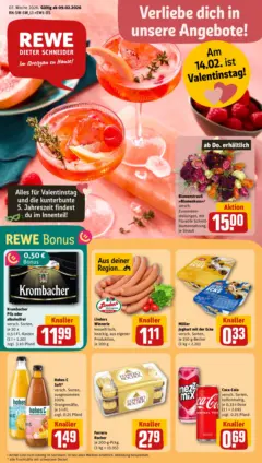 Rewe prospekt Freiburg / Munzingen	 ab 09.02.2026 gültig