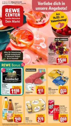 Rewe prospekt Krefeld	 ab 09.02.2026 gültig