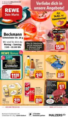 Rewe prospekt Gladbeck	 ab 09.02.2026 gültig