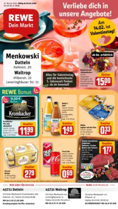 Rewe prospekt Datteln	 ab 09.02.2026 gültig