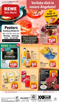 Rewe prospekt Duisburg	 ab 09.02.2026 gültig