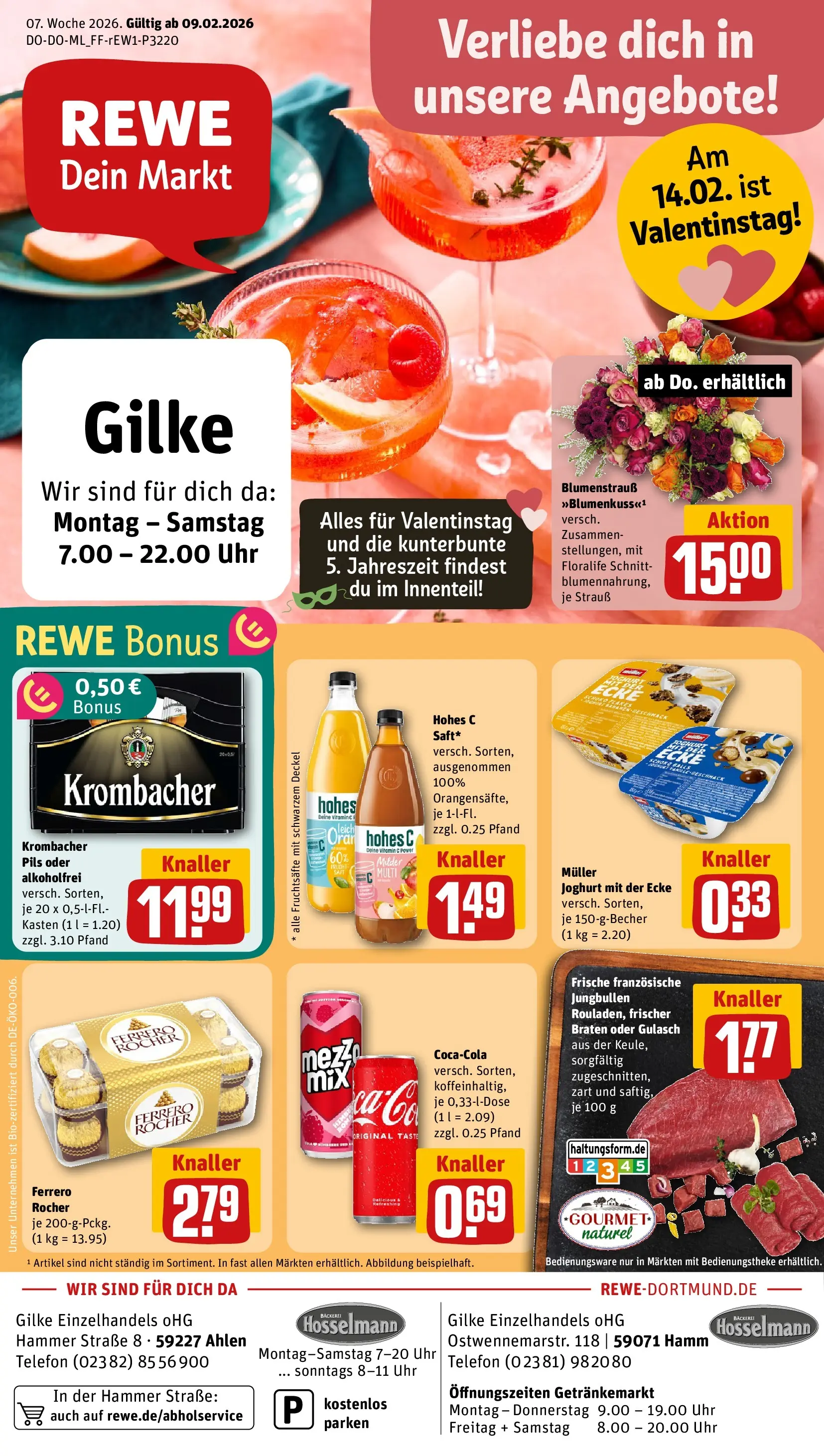 REWE Prospekt ab 09.02.2026 zum Blättern » Angebote | Seite: 1