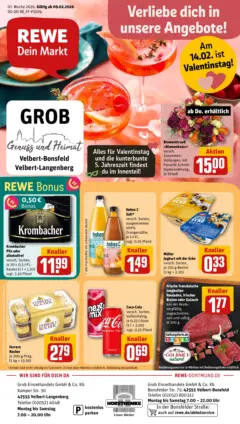 Rewe prospekt Velbert	 ab 09.02.2026 gültig