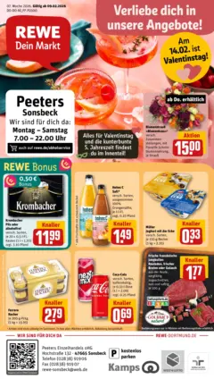 Rewe prospekt Sonsbeck	 ab 09.02.2026 gültig