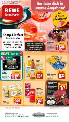Rewe prospekt Kamp-Lintfort	 ab 09.02.2026 gültig
