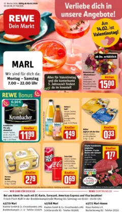 Rewe prospekt Marl	 ab 09.02.2026 gültig