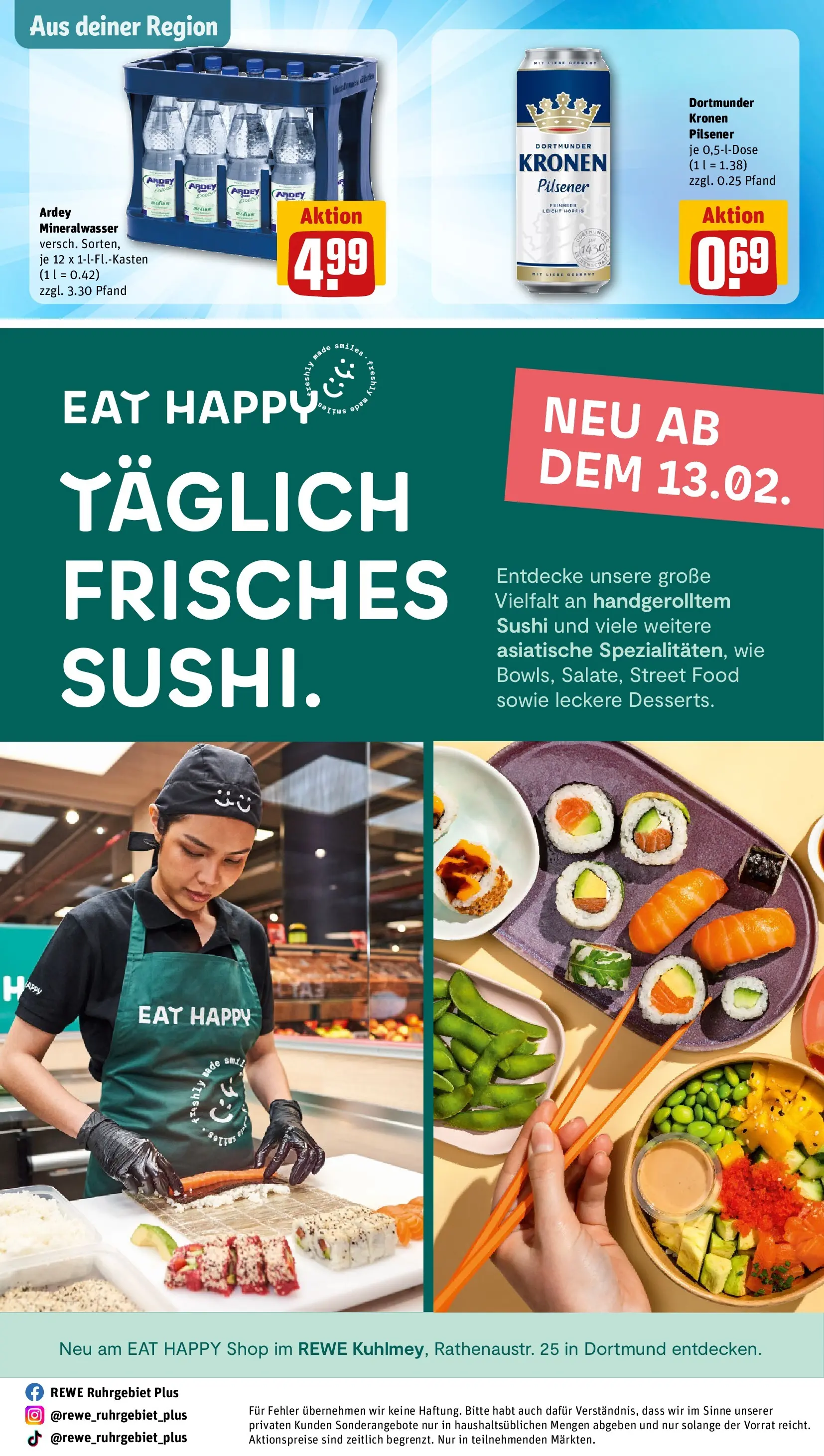 REWE Prospekt ab 09.02.2026 zum Blättern » Angebote | Seite: 29 | Produkte: Mineralwasser