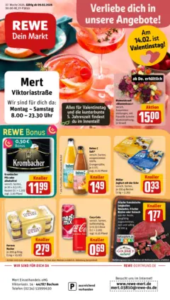 Rewe prospekt Bochum	 ab 09.02.2026 gültig