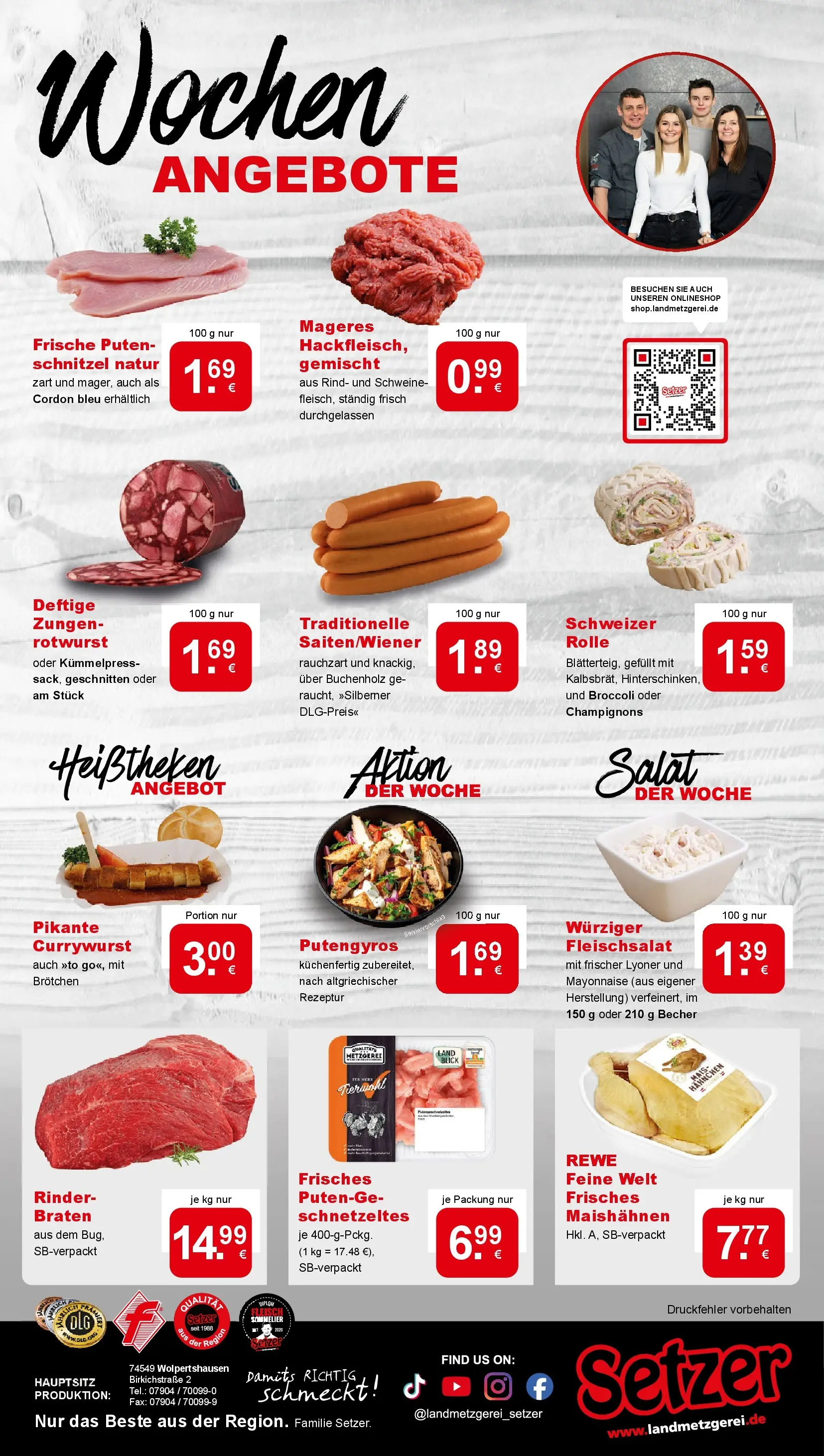 REWE Prospekt ab 09.02.2026 zum Blättern » Angebote | Seite: 14 | Produkte: Schnitzel, Champignons, Mayonnaise, Salat