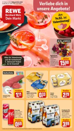 Rewe prospekt Köln / Heimersdorf	 ab 09.02.2026 gültig