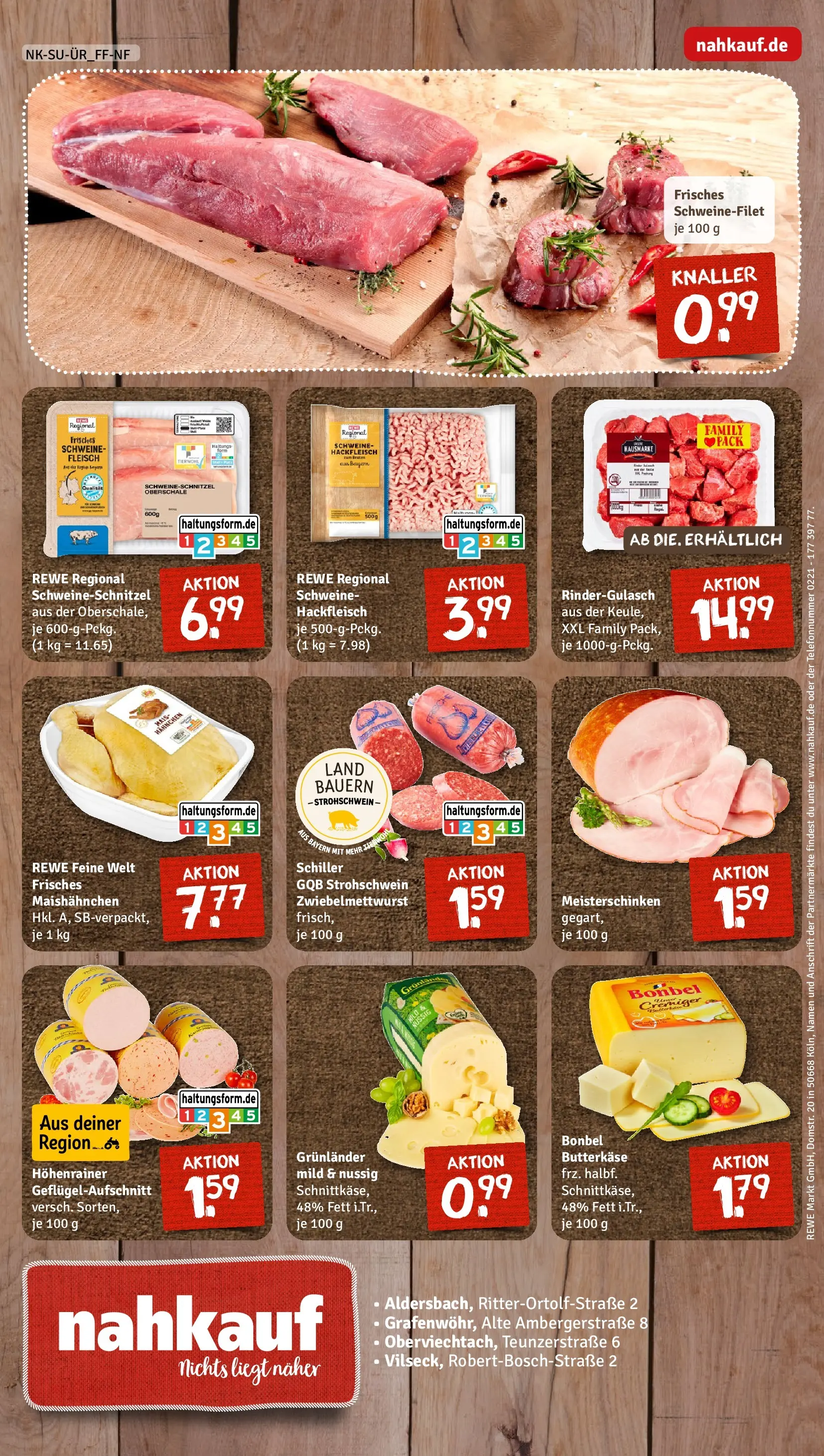 REWE Prospekt ab 09.02.2026 zum Blättern » Angebote | Seite: 12 | Produkte: Hahnchen, Rum, Grunlander, Fleisch