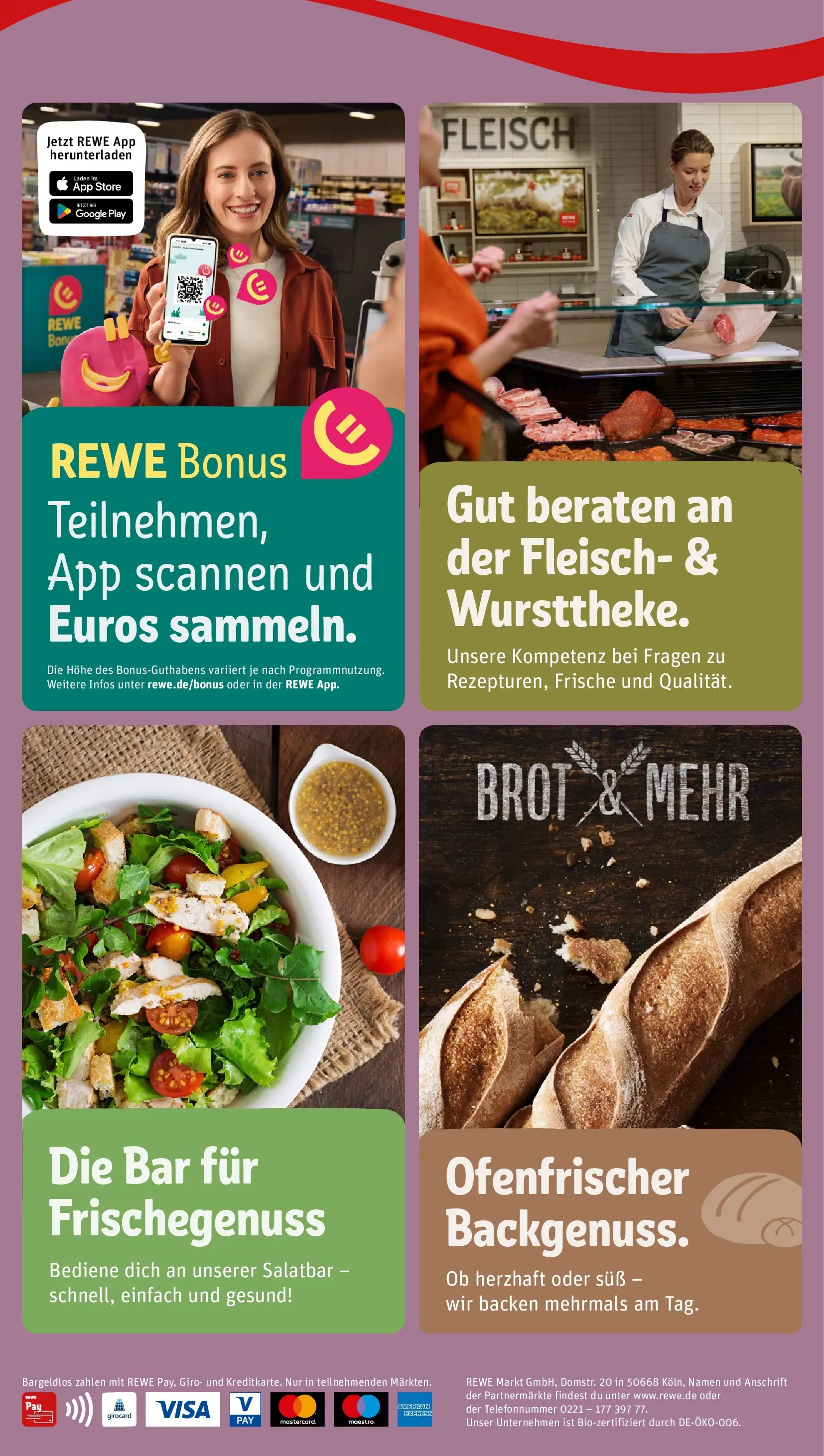 REWE Prospekt ab 09.02.2026 zum Blättern » Angebote | Seite: 4 | Produkte: Brot, Fleisch