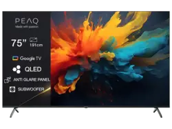 Peaq PTV 75GQU-5025C AG (2025) 75 Zoll Google QLED UHD Smart TV; QLED TV