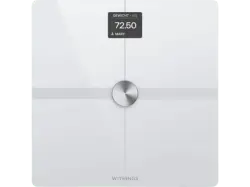 Withings Body Smart White mit Sprachfunktion K&ouml;rperanalysewaage, Maximale Tragkraft: 200 kg