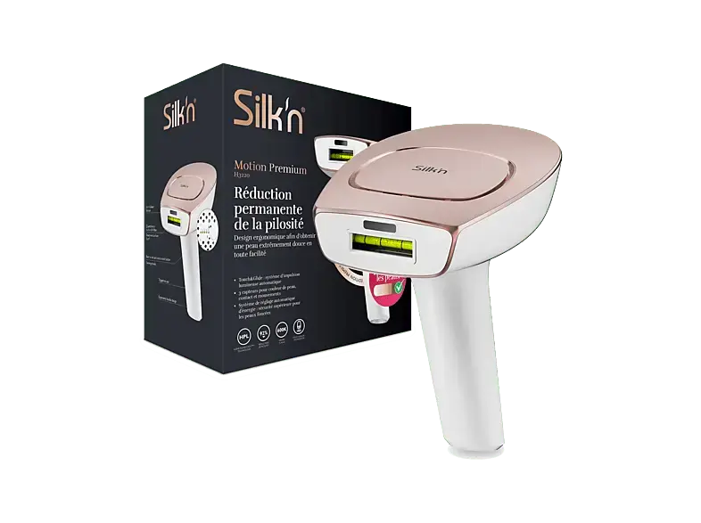 Silk'n MOP1PE4P001 Motion Premium IPL Haarentfernungsger&auml;t (rose gold, mit 1 Aufsatz und Aufbewahrungskoffer, Netzbetrieb)
