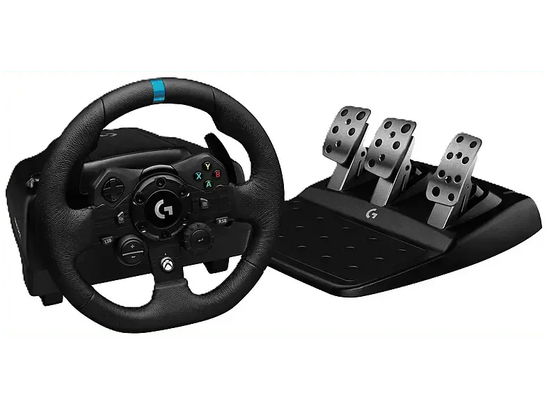LOGITECH G G923 Trueforce Rennlenkrad + Pedale (Xbox Series X S/, Xbox One, PC), Schwarz