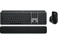 LOGITECH MX Keys S Combo MX Master 3S for Mac + MX Keys S for Mac + MX Handballenauflage, DEU (Qwertz), Space Grey; Kabelloses Tastatur-Maus Set