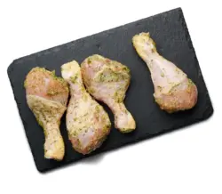 Пилешко долно бутче с подправки