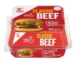 K-Classic Бургер класически от говеждо месо 190 г