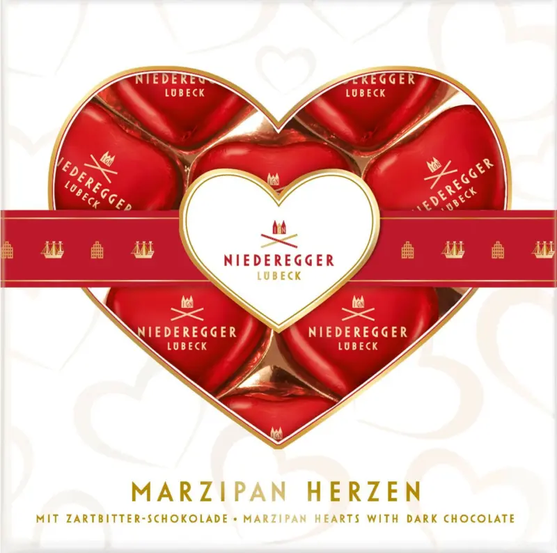 NIEDEREGGER Марципанови бонбони сърца