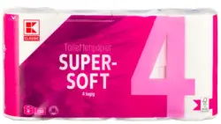 K-Classic тоалетна хартия 4-пластова 8x130 къса