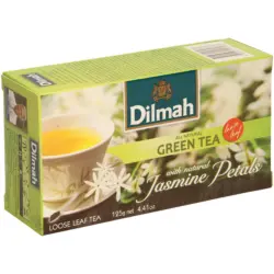 Aromatisierter gr&uuml;ner Tee mit Jasminbl&uuml;ten