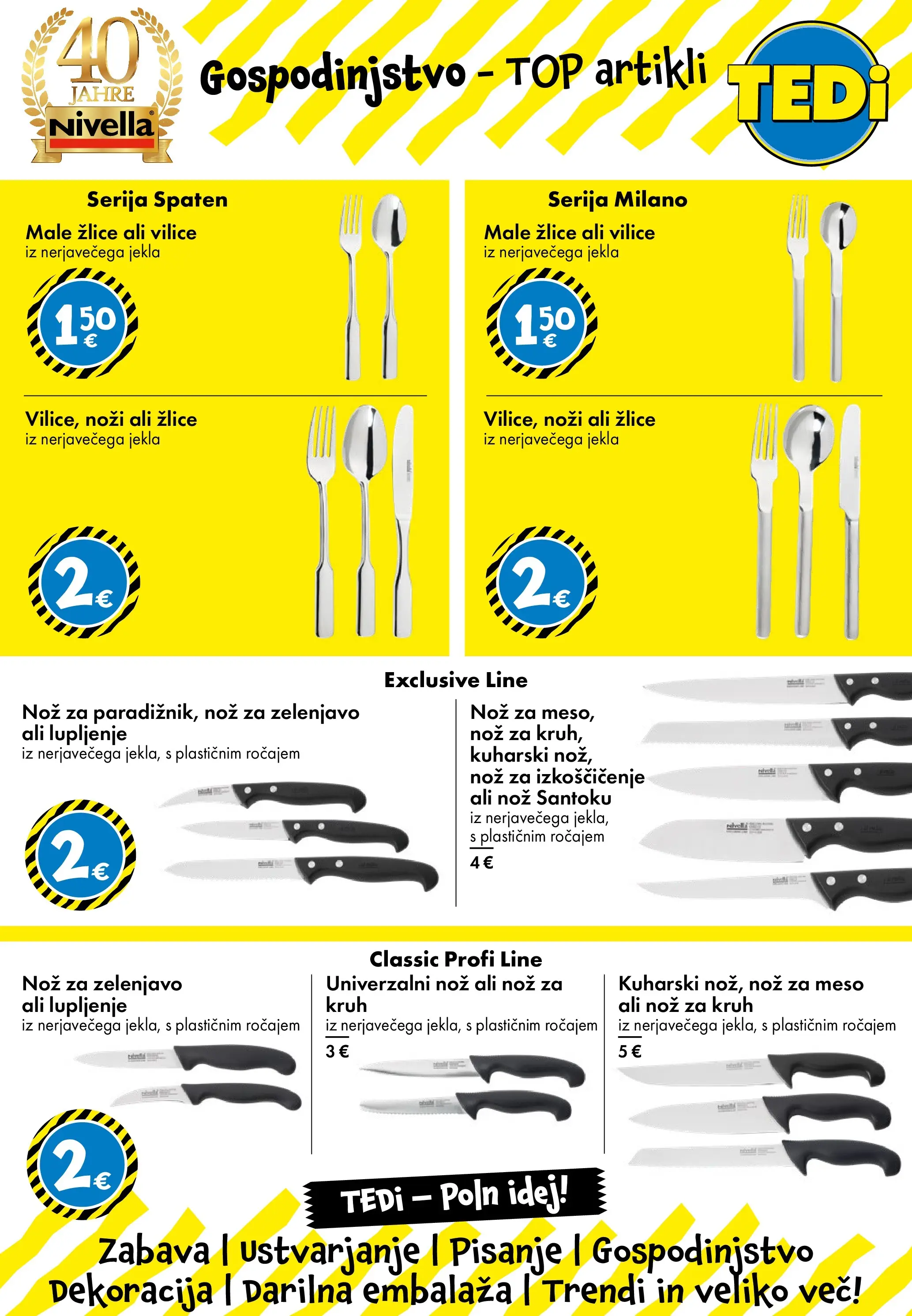 TEDi - TEDi: Nova Otvoritev veljaven od 08.02.2026 | Stran: 10 | Izdelki: Nož, Kruh