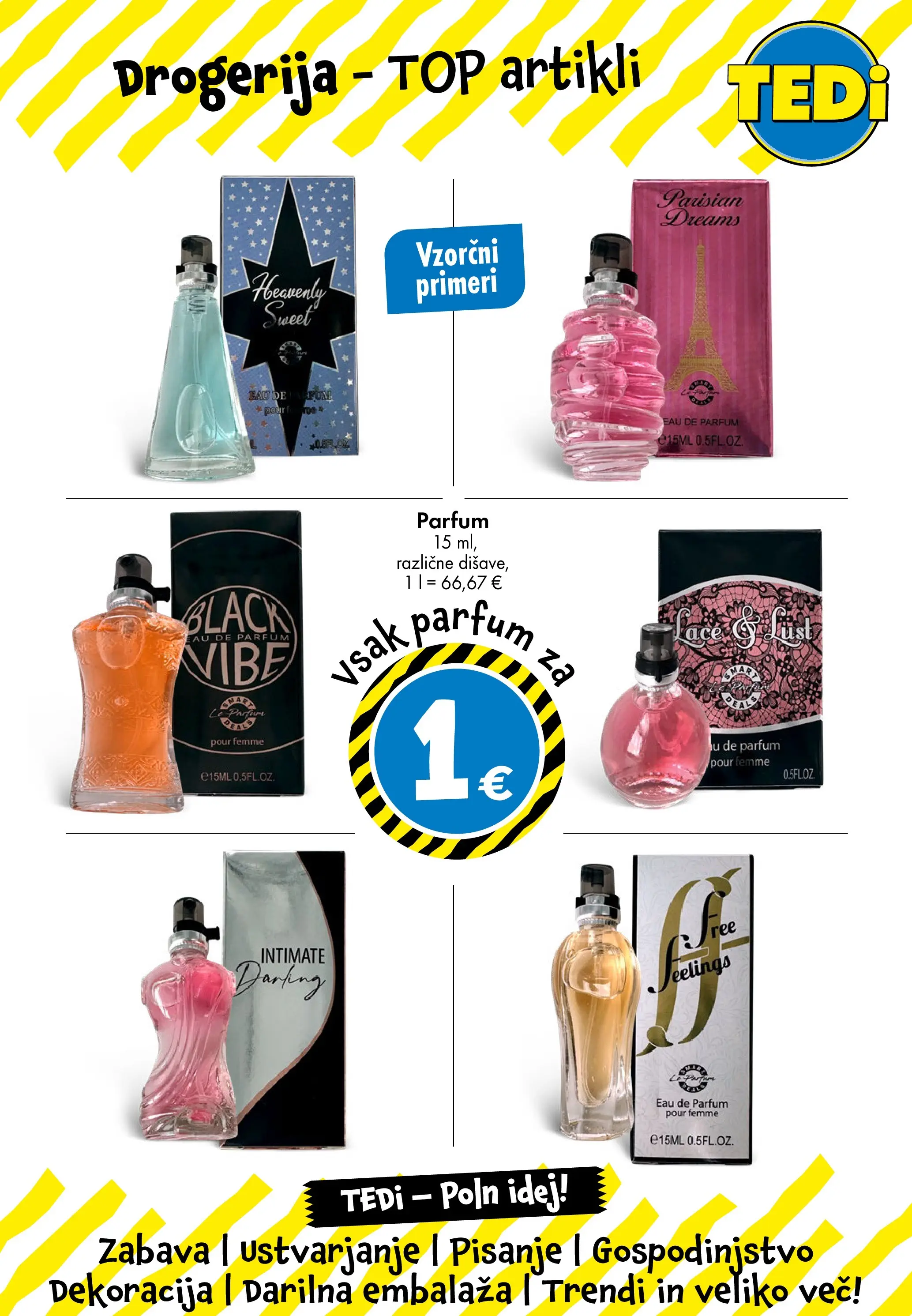 TEDi - TEDi: Nova Otvoritev veljaven od 08.02.2026 | Stran: 15 | Izdelki: Parfum