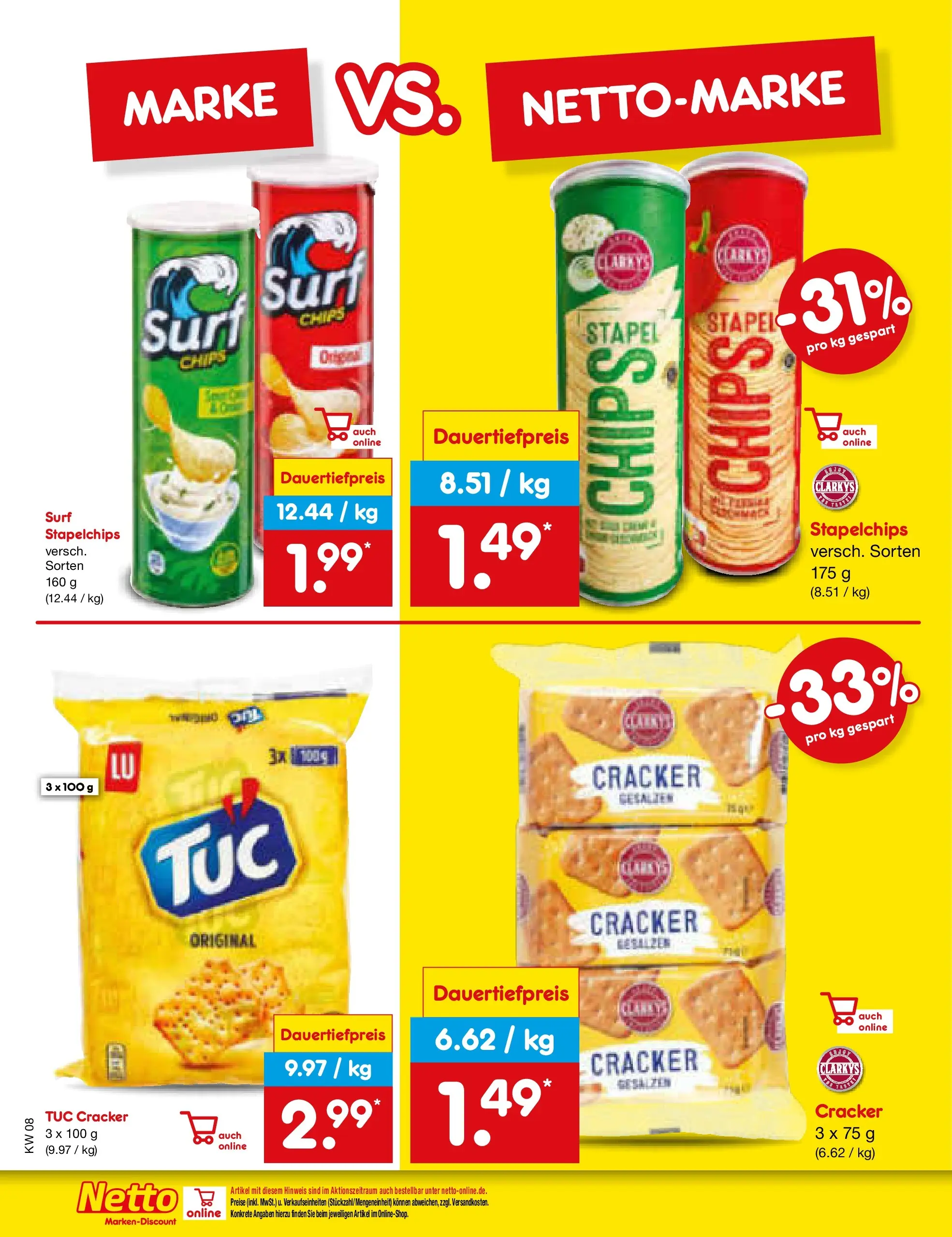 Netto Marken-Discount prospekt Buttenwiesen	 (ab 15.02.2026) » Angebote | Seite: 26 | Produkte: Chips