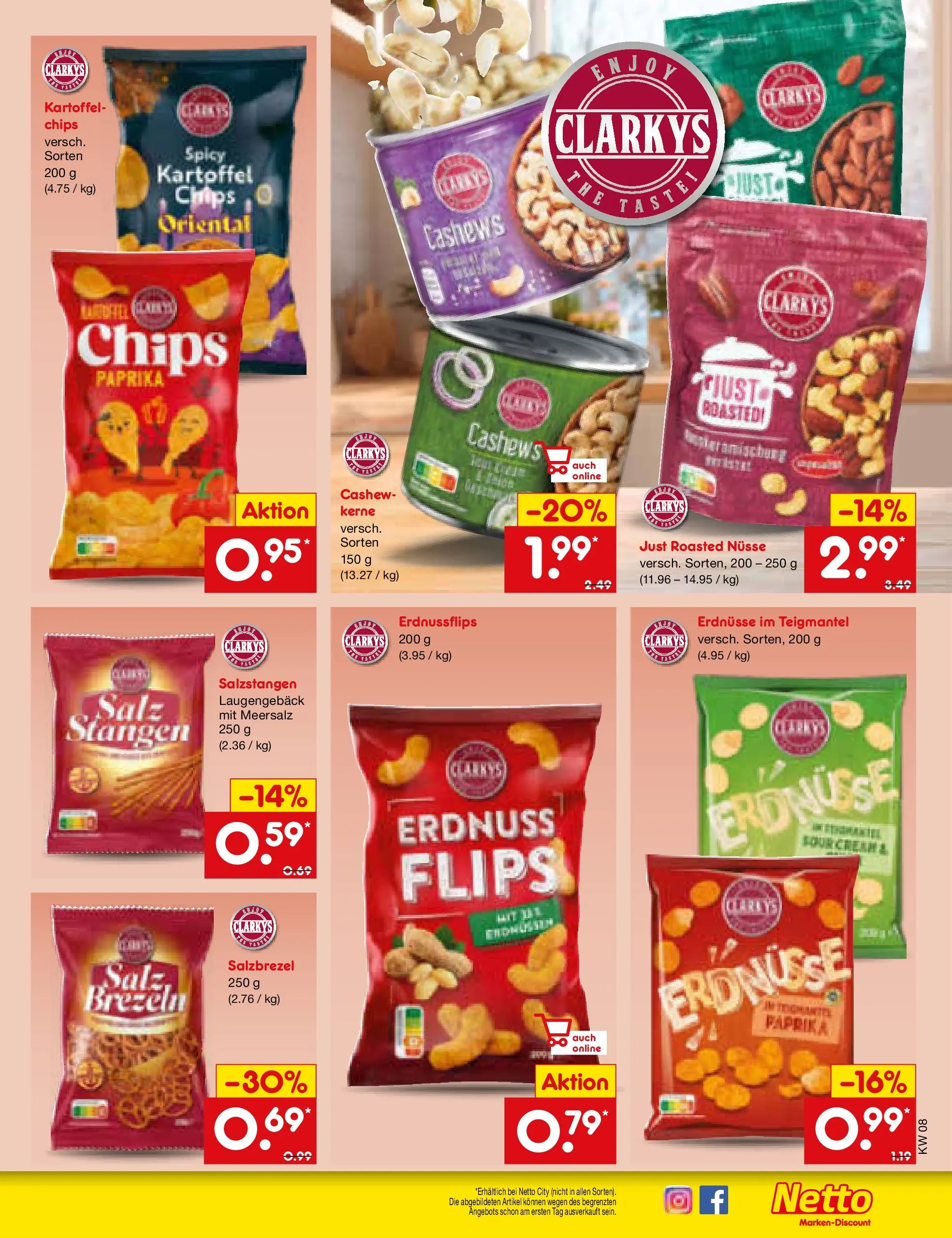 Netto Marken-Discount prospekt Buttenwiesen	 (ab 15.02.2026) » Angebote | Seite: 27 | Produkte: Paprika, Salz, Chips, Nüsse