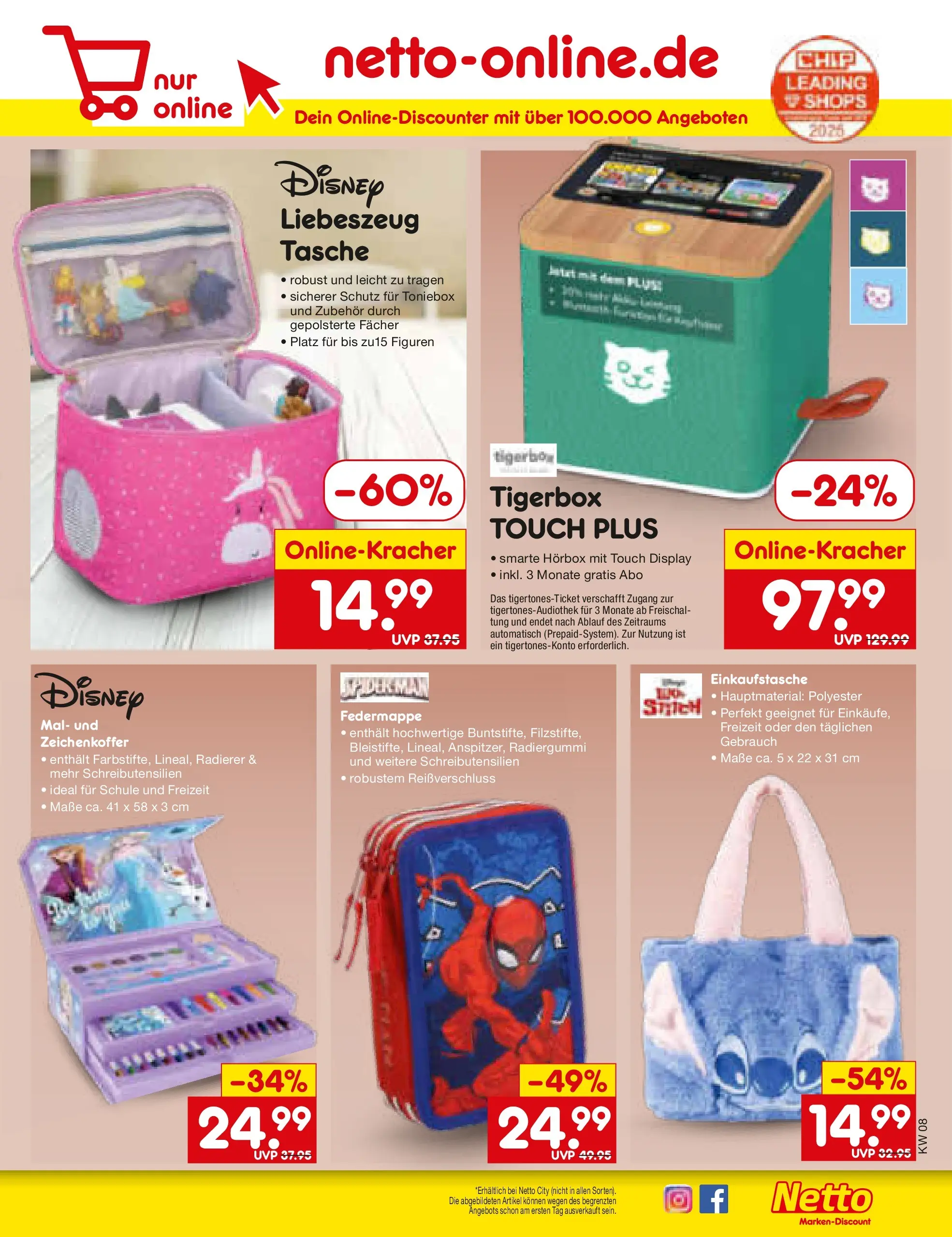 Netto Marken-Discount prospekt Buttenwiesen	 (ab 15.02.2026) » Angebote | Seite: 35 | Produkte: Tasche