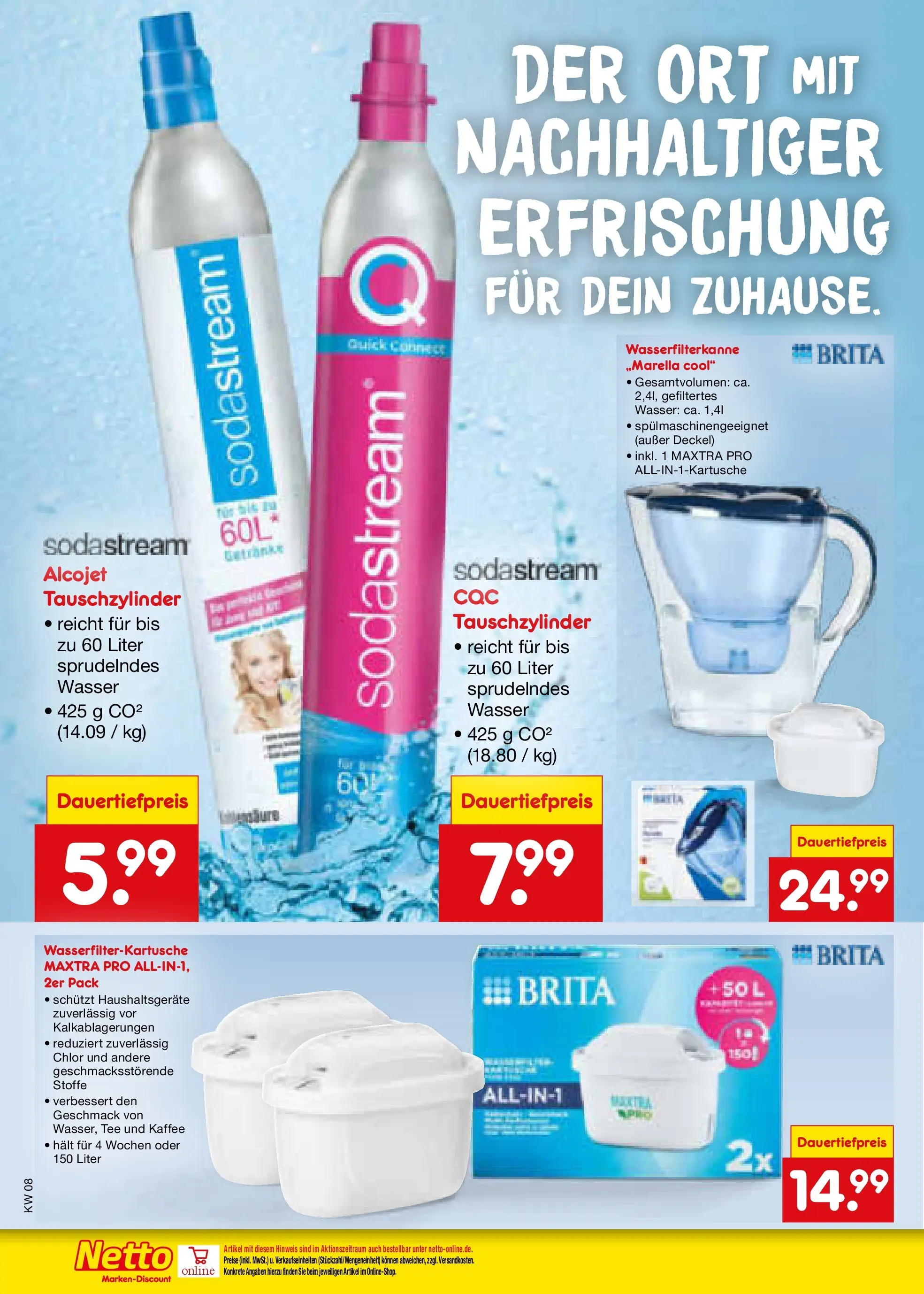 Netto Marken-Discount prospekt Buttenwiesen	 (ab 15.02.2026) » Angebote | Seite: 53 | Produkte: Kaffee, Wasser, Tee, Sodastream