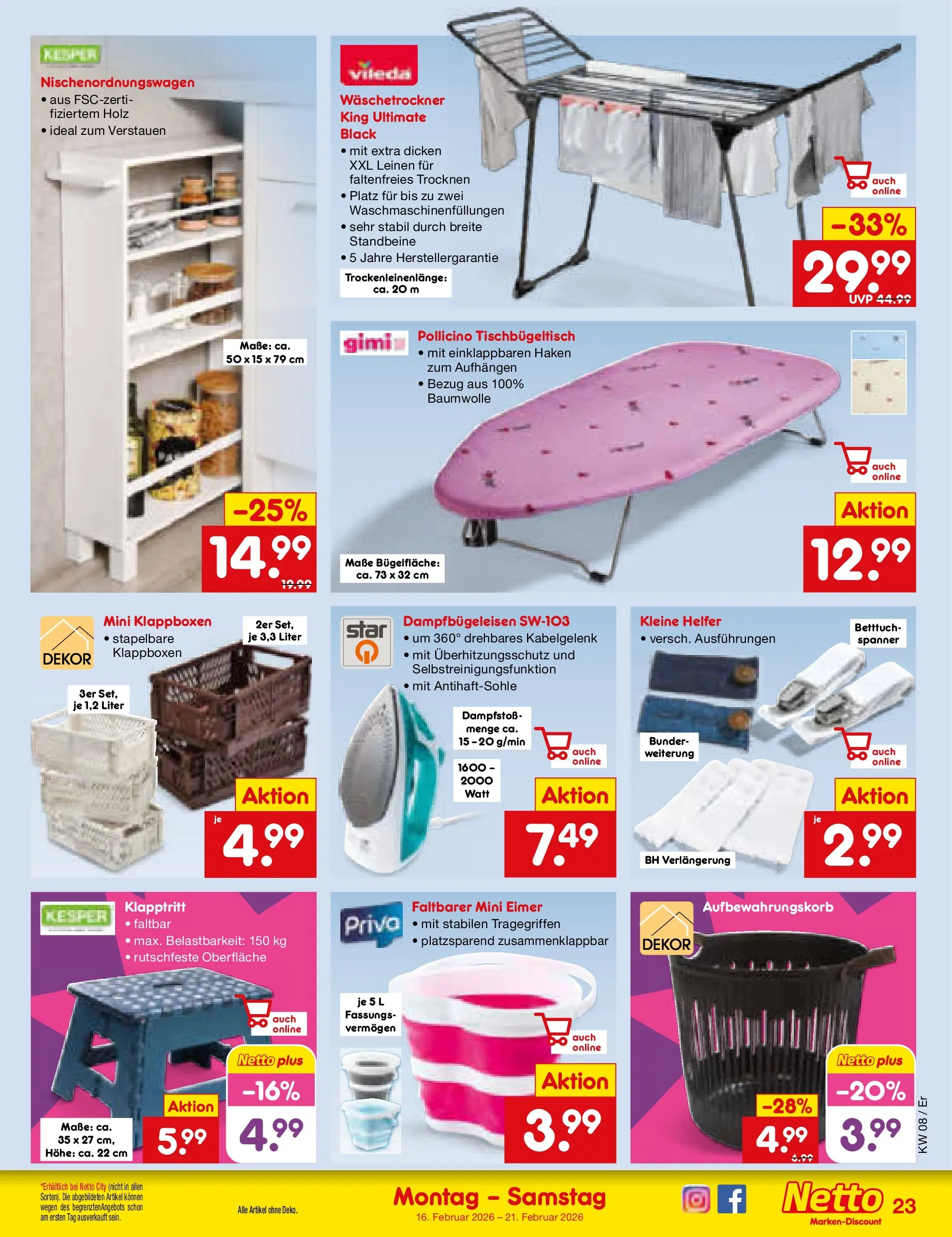 Netto Marken-Discount prospekt Nordhausen	 (ab 16.02.2026) » Angebote | Seite: 31 | Produkte: BH
