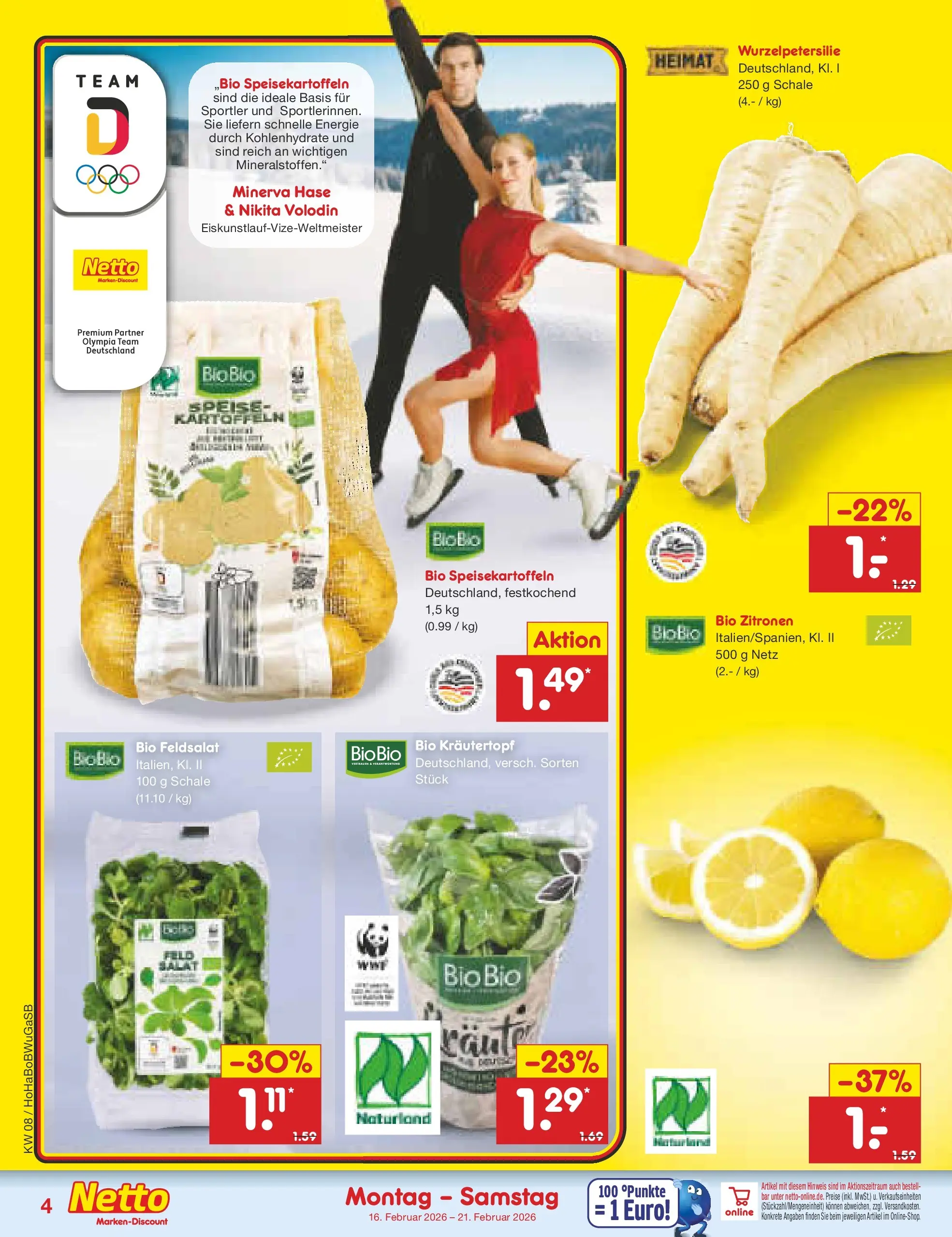 Netto Marken-Discount prospekt Stemwede-Dielingen	 (ab 15.02.2026) » Angebote | Seite: 4 | Produkte: Zitronen