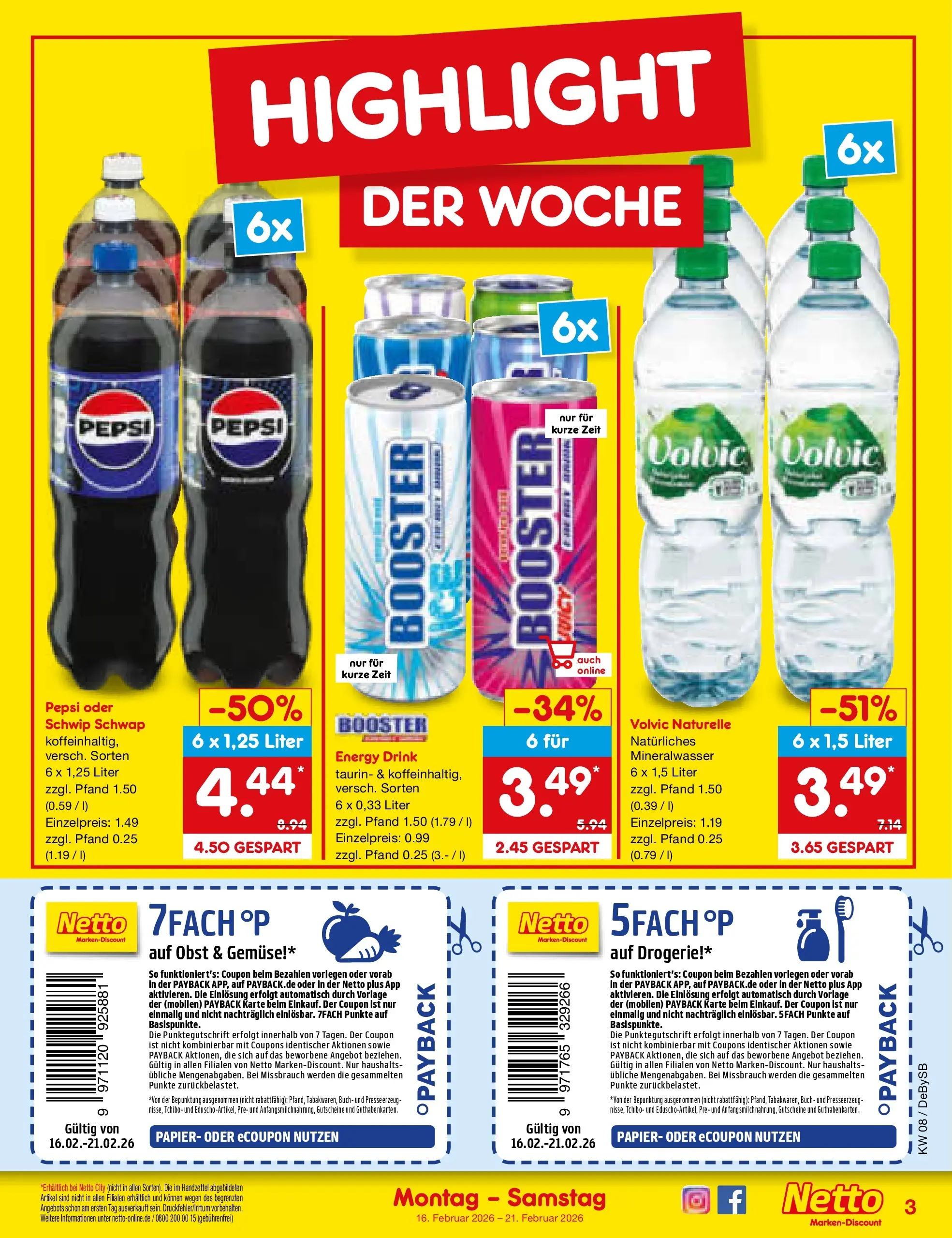 Netto Marken-Discount prospekt Thierhaupten	 (ab 15.02.2026) » Angebote | Seite: 3