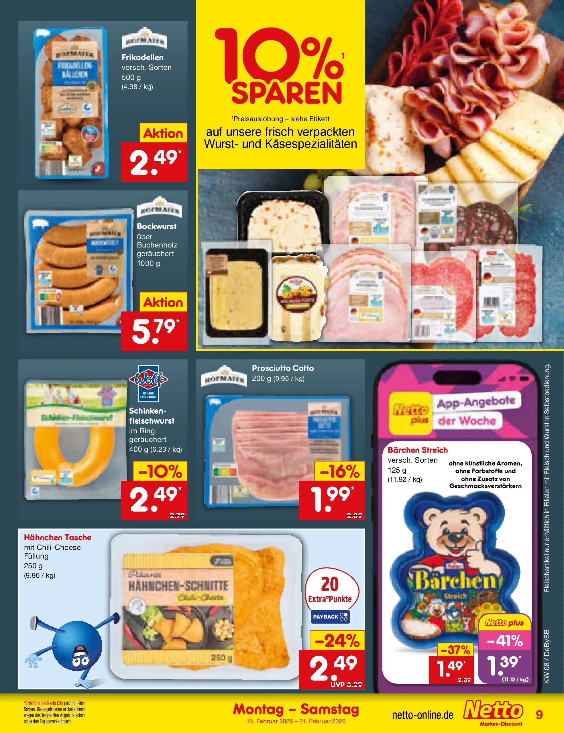 Netto Marken-Discount prospekt Thierhaupten	 (ab 15.02.2026) » Angebote | Seite: 9