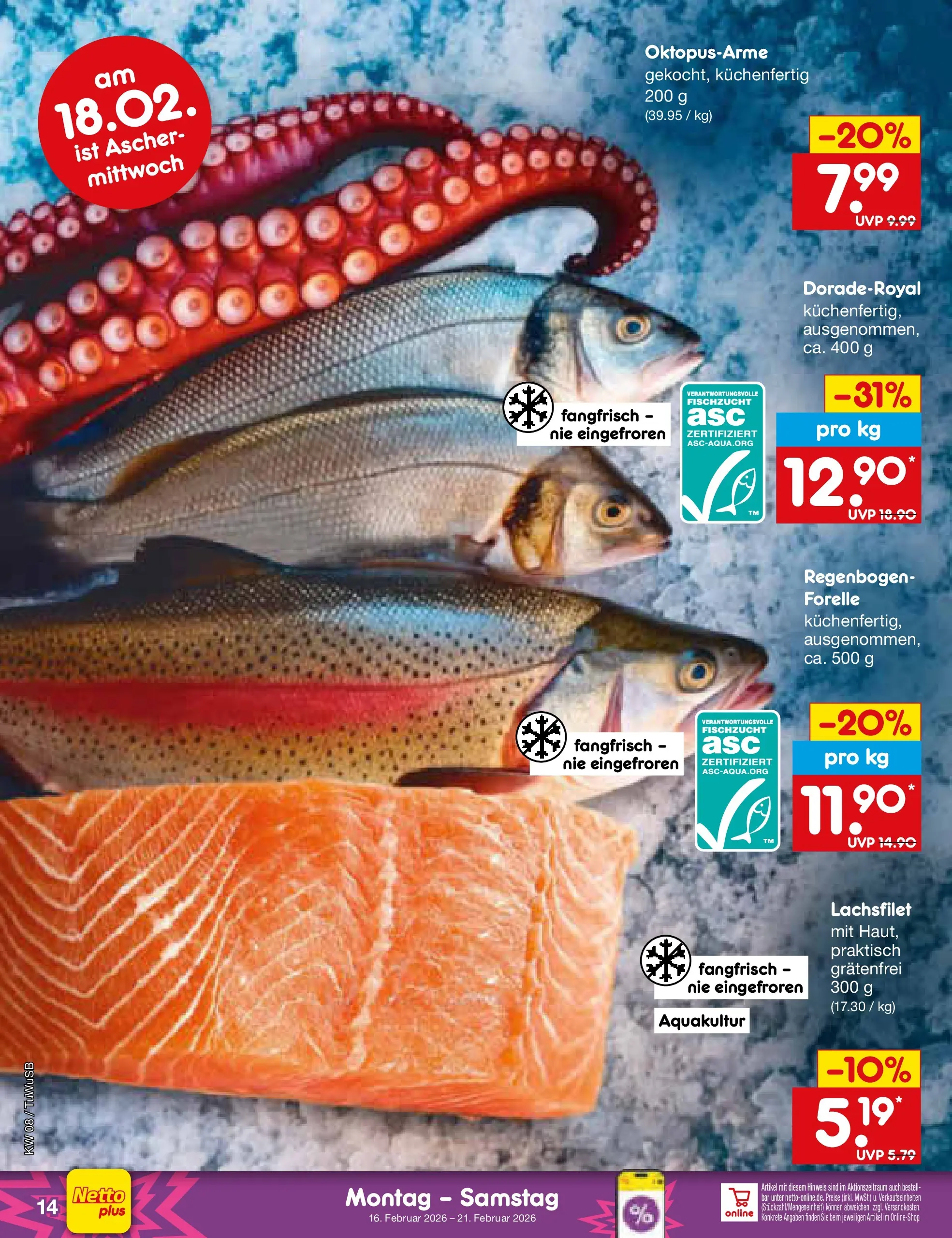 Netto Marken-Discount prospekt Calw-Stammheim	 (ab 15.02.2026) » Angebote | Seite: 16