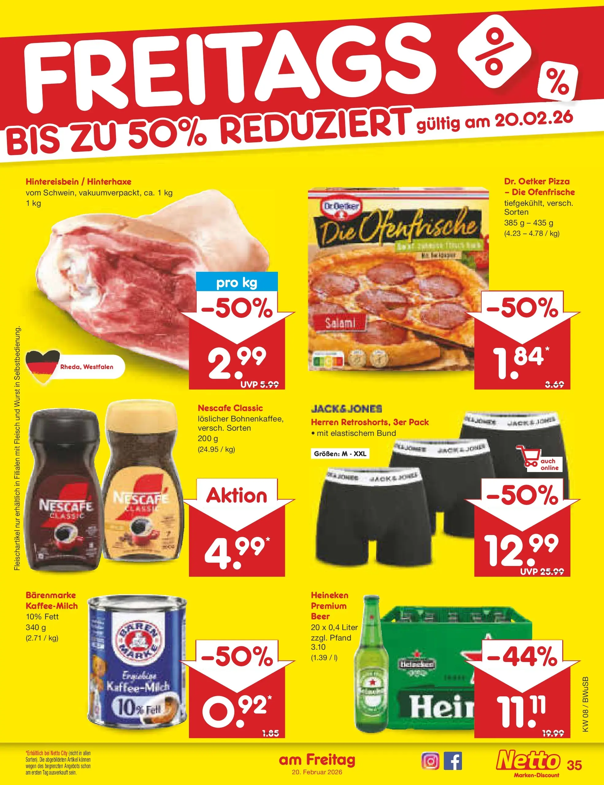 Netto Marken-Discount prospekt Stemwede-Dielingen	 (ab 15.02.2026) » Angebote | Seite: 49 | Produkte: Wurst, Salami, Pizza, Fleisch