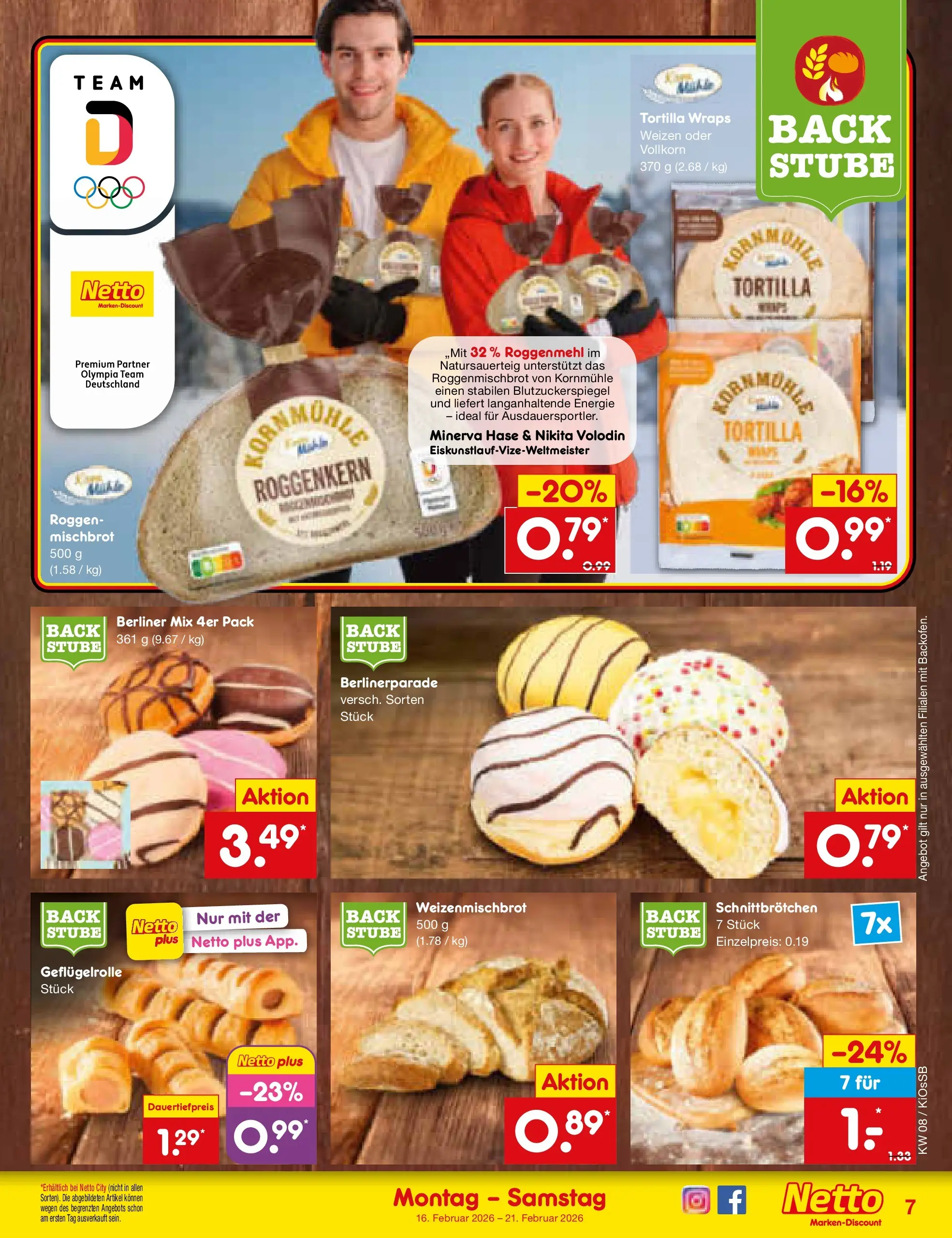 Netto Marken-Discount prospekt Oberhaid	 (ab 15.02.2026) » Angebote | Seite: 7 | Produkte: Berliner